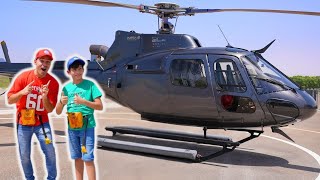 Jason dan Alex Naik Helikopter 🚁 | Petualangan Seru dan Tantangan Pesawat