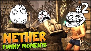 Nether Funny Moments #2 - TROLLING, CORNERING PEOPLE AND CHASING SIMON