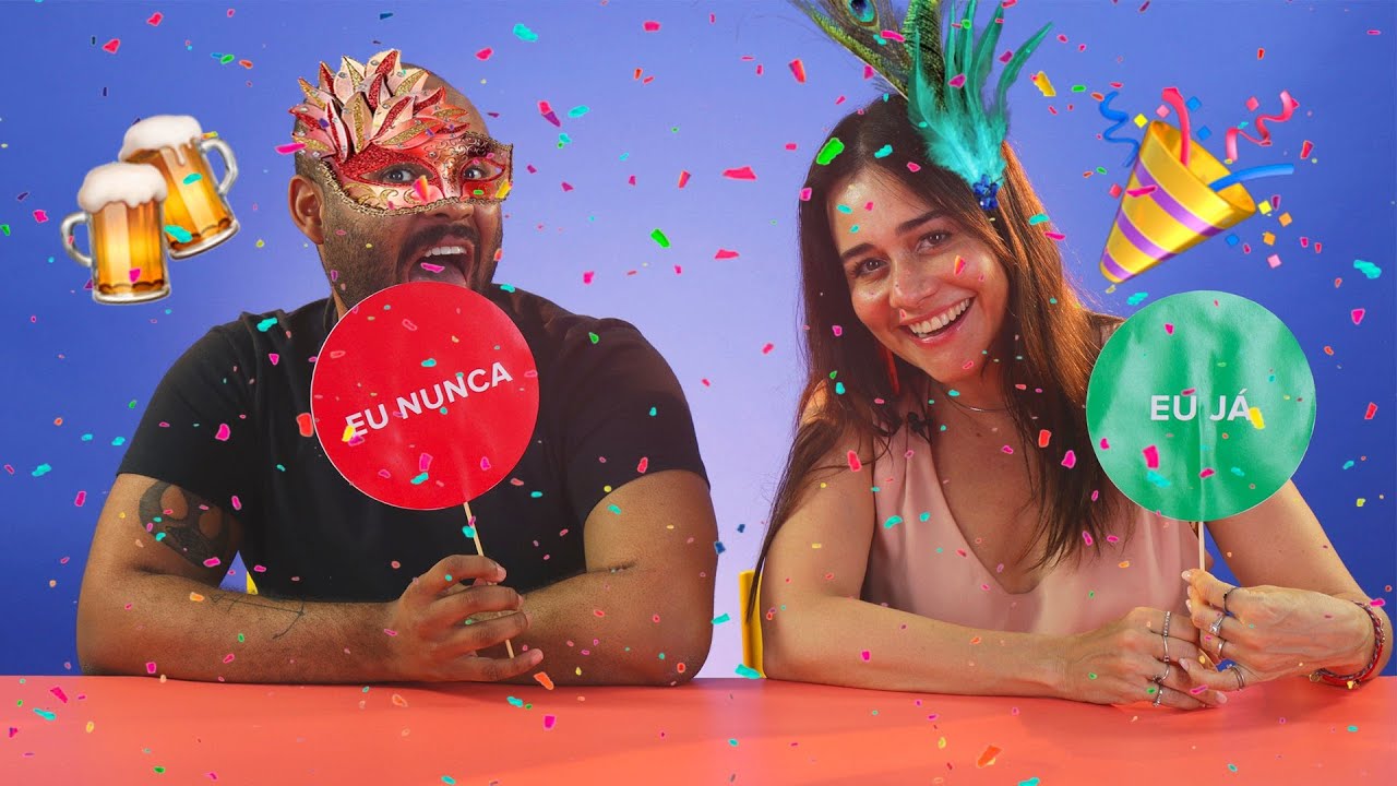 Alessandra Negrini brinca de "Eu Nunca" de carnaval