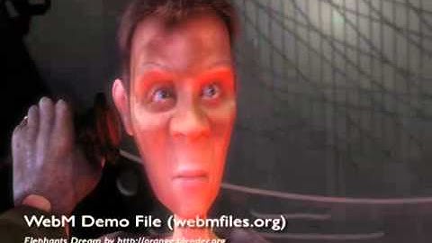 target video from VP8 webm