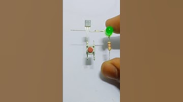 Time Delay Circuit using 2n2222 Transistor #shorts #shortvideo #experiment