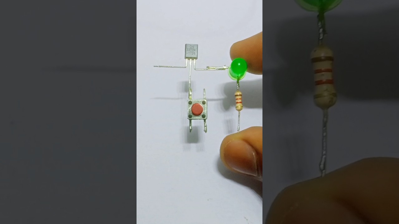 Time Delay Circuit using 2n2222 Transistor 