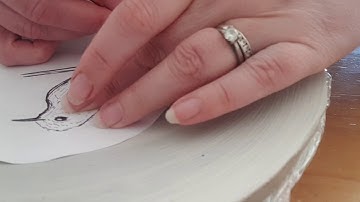 Sgraffito techniques with Jessica Jordan ceramics