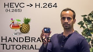 convert lagging gopro hevc videos to h264 mp4 easily | handbrake tutorial