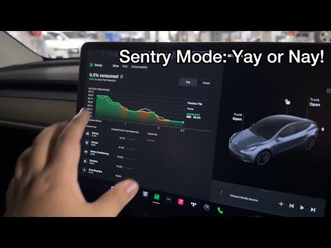 TESLA SENTRY MODE: How Much Battery Does It Drain? IS IT WORTH IT?
