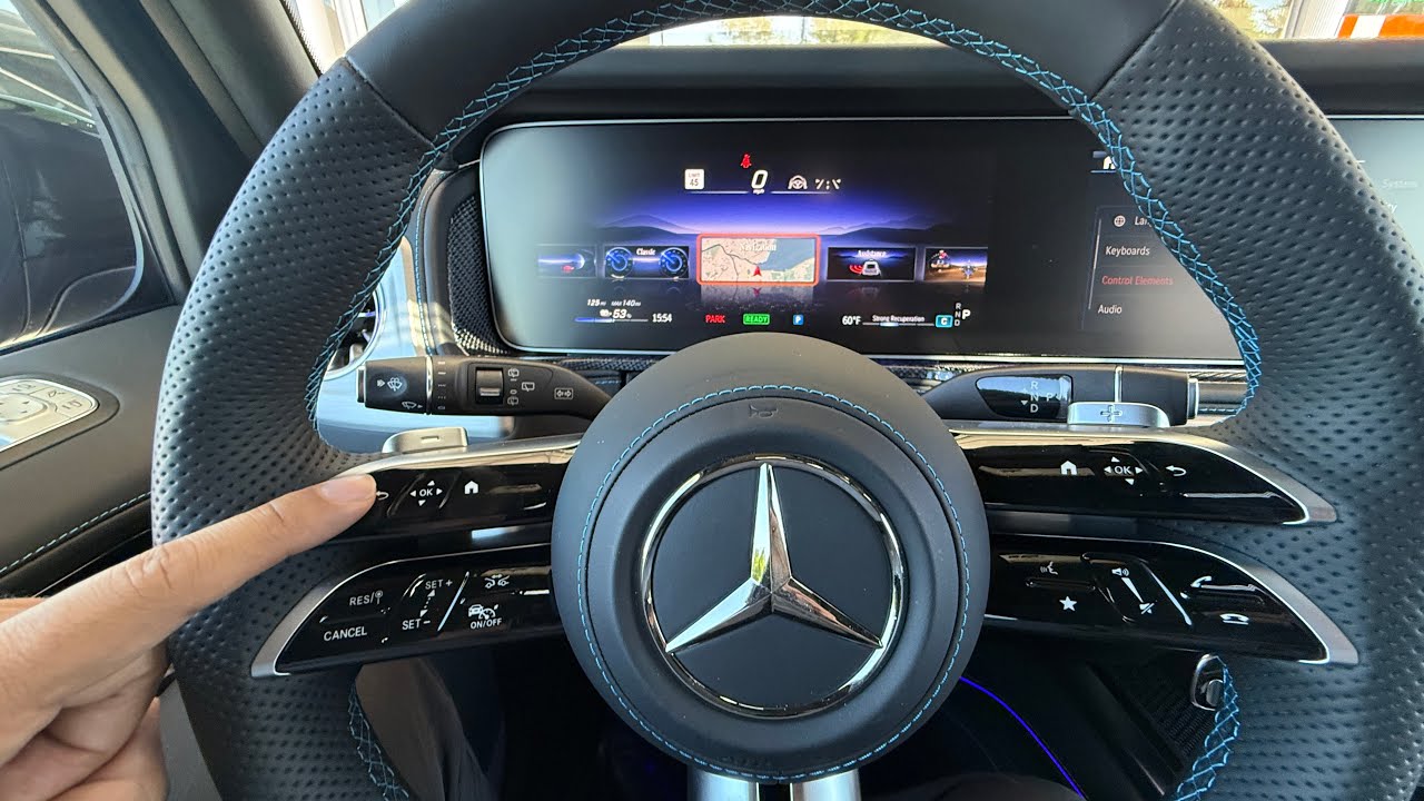 How to Adjust Touch Control Sensitivity on 2025 Mercedes Models