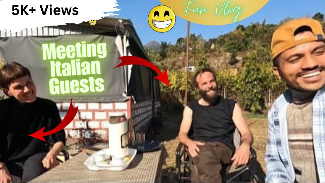 Meeting Italian Guest 🤣|| Khadrasi Village In Pauri Garhwal, Uttarakhand ❤️|| Mahen Yash Vlogs🔥||