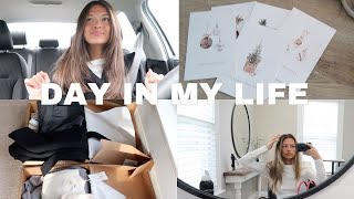 vlog | dying my hair brown, clothing haul, &amp; decorating our tree!