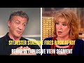 Sylvester Stallone ERUPTS LIVE On The View After Viral Clash With Joy Behar