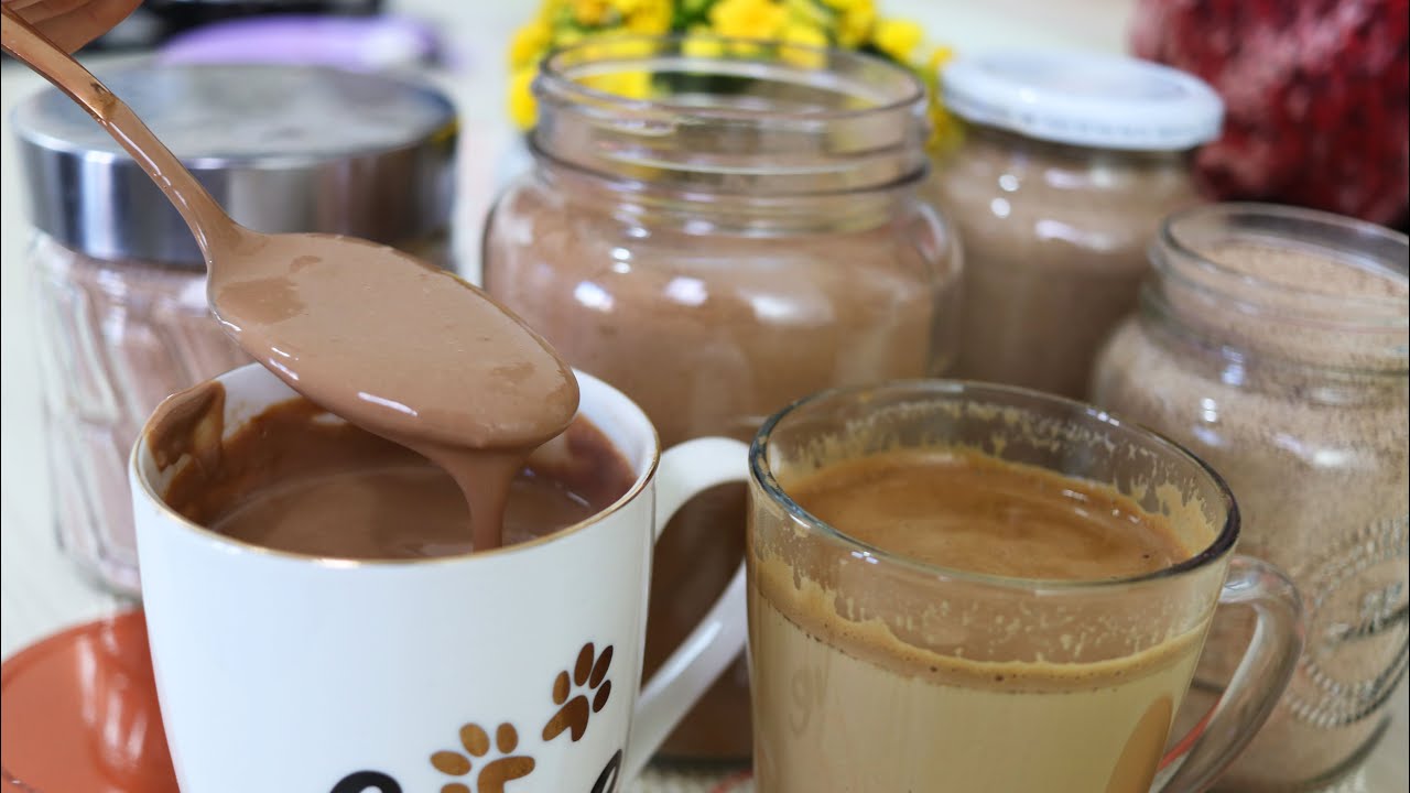 MISTURA PRONTA PARA CAPPUCCINO E CHOCOLATE QUENTE - MUITO FÁCIL E PRÁTICO - PARA TOMAR QUANDO QUISER