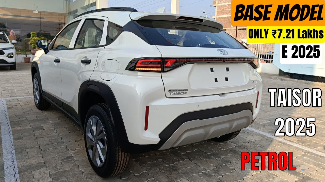 FEATURE LOADED BASE MODEL👌|| ALL NEW TOYOTA TAISOR E 2025😍|| BASE MODEL 2025👌