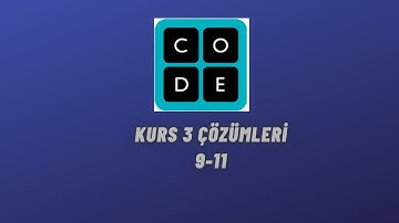 CODE.ORG KURS 3 ÇÖZÜMLERİ PART 4