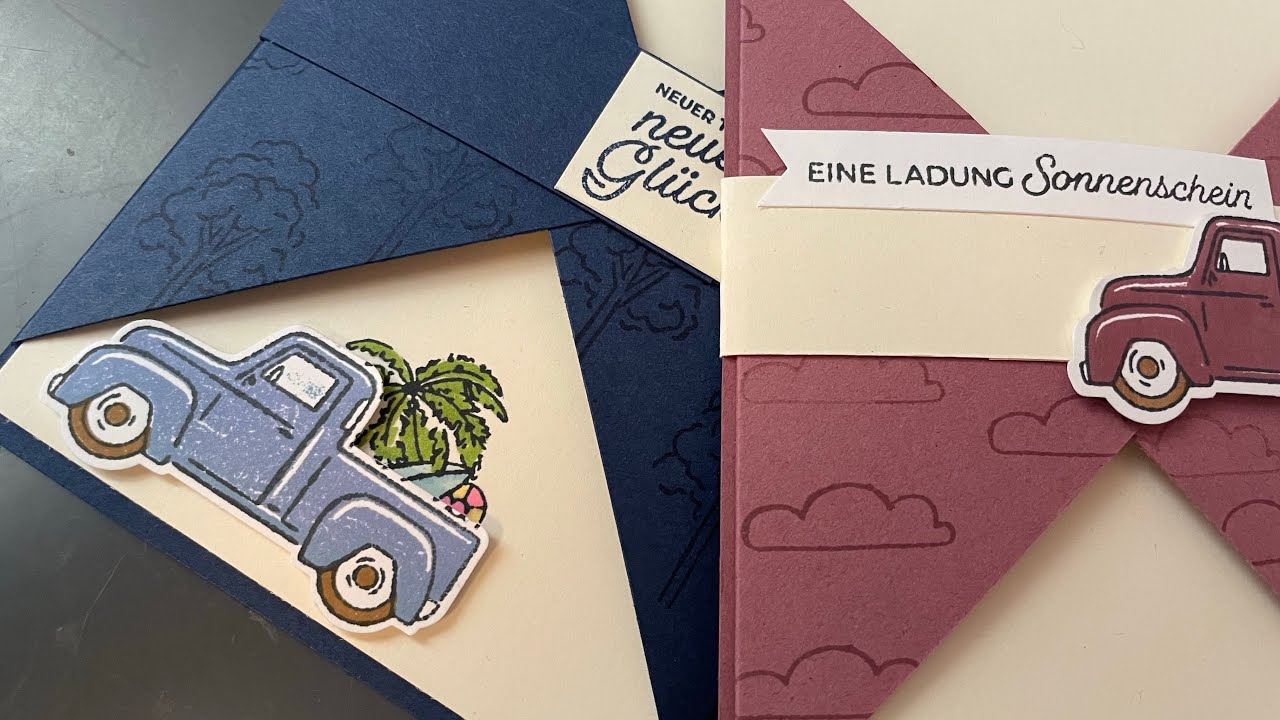 Einfache Klappkarte basteln mit dem Set „Perfekter Pickup“