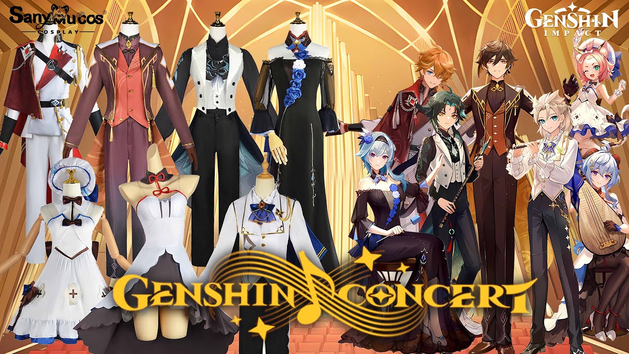 【SanyMuCos】Genshin Impact Concert Cosplay Costumes Collection Online!