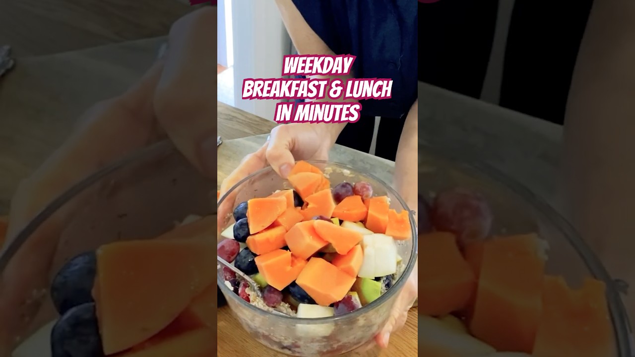10-Minute WFPB Breakfast + Lunch (Meal Prep Made Simple!)