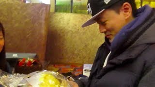 Raymond Lam 林峯 receives a  Siu Mai Plushie for his Birthday