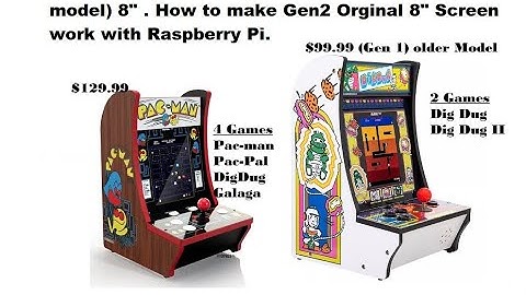 Arcade 1up Countercade Gen1 & Gen2 Screen Swap work ? Gen2 Screen work with  Raspberry Pi ? Yes