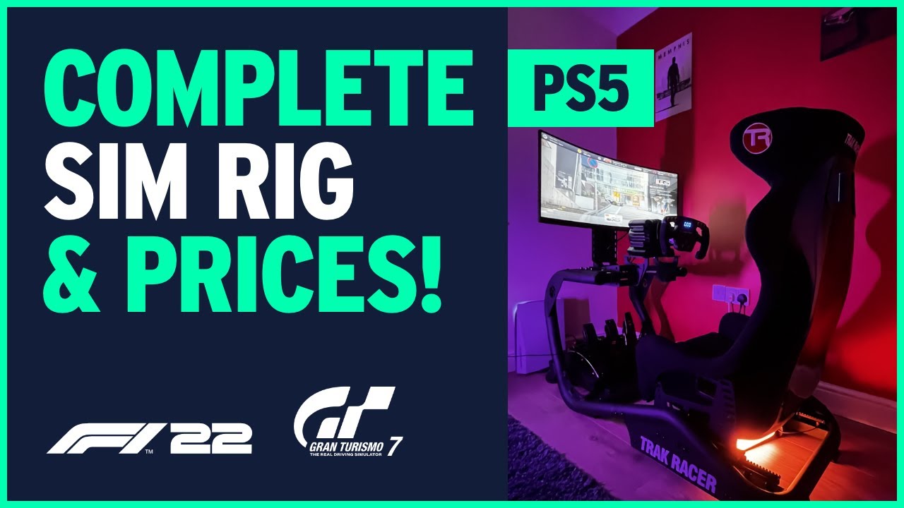 The BEST PS5 SIM RIG for GT7 & F122, Sim Racing, TrakRacer