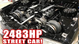 A closer look at a 2483hp STREET CAR! Bubba Medlyn's Twin Turbo V8 MONSTER VH Commodore