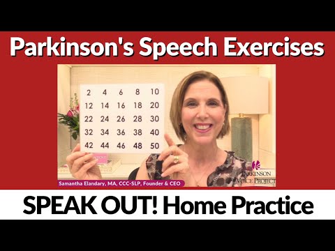 5/30/2024 Parkinson's Speech Exercises: SPEAK OUT! Activities