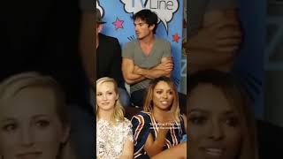Ian being rude about Nina's return on tvd