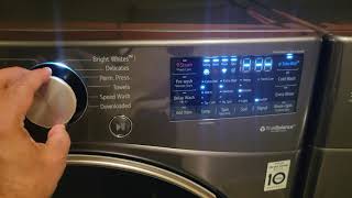 Turn on or Turn off signal (sound, chime) on LG Washer WM4000HBA Resimi