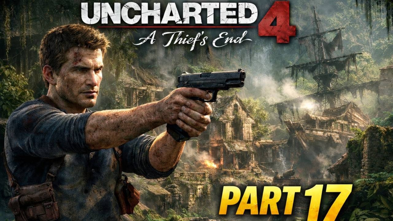 Uncharted 4 A Thief's End Walkthrough Gameplay Part 17 - For Better Or Worse (PS5)