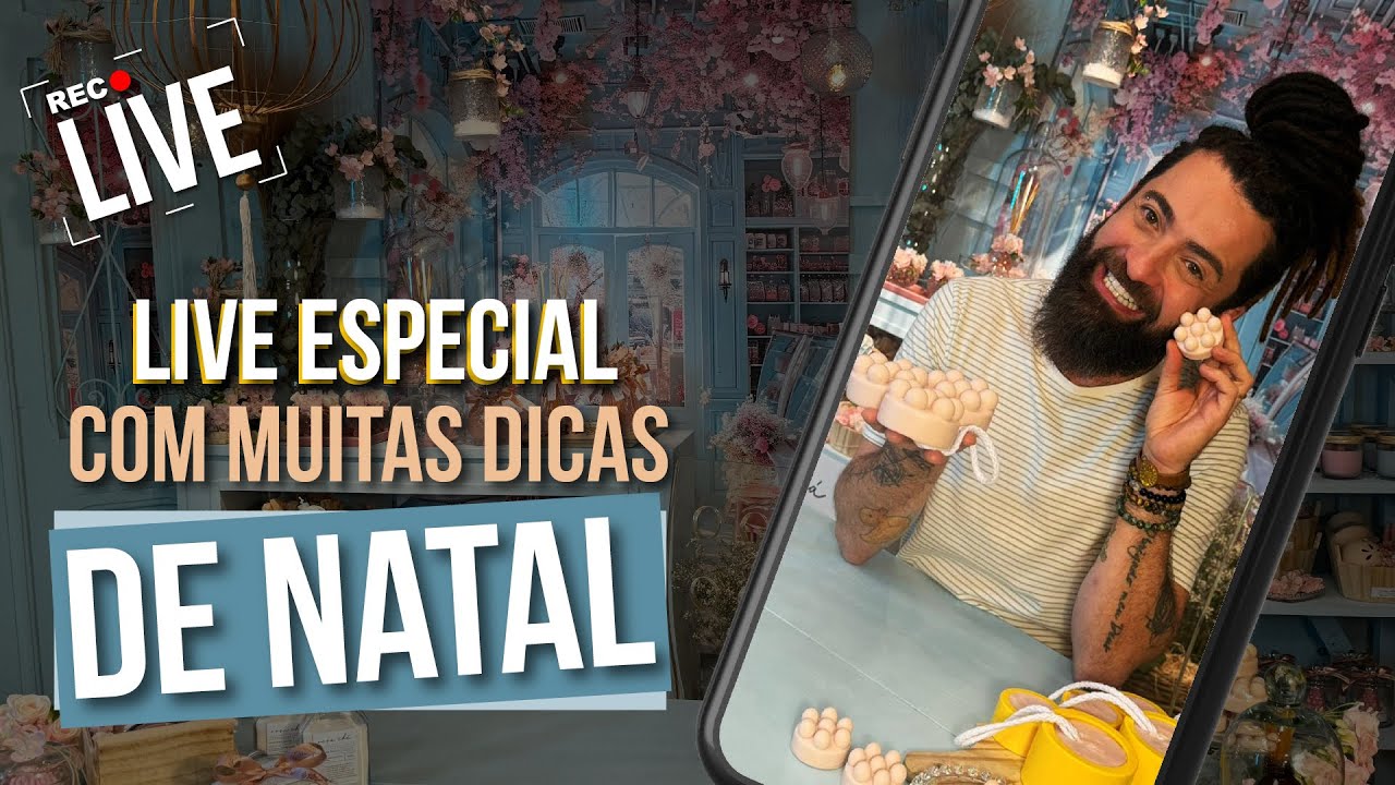 LIVE - ESPECIAL COM MUITAS DICAS DE NATAL - YouTube