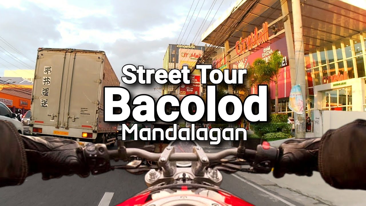 Bacolod City Philippines 2025: Mandalagan Street Sceneries 
