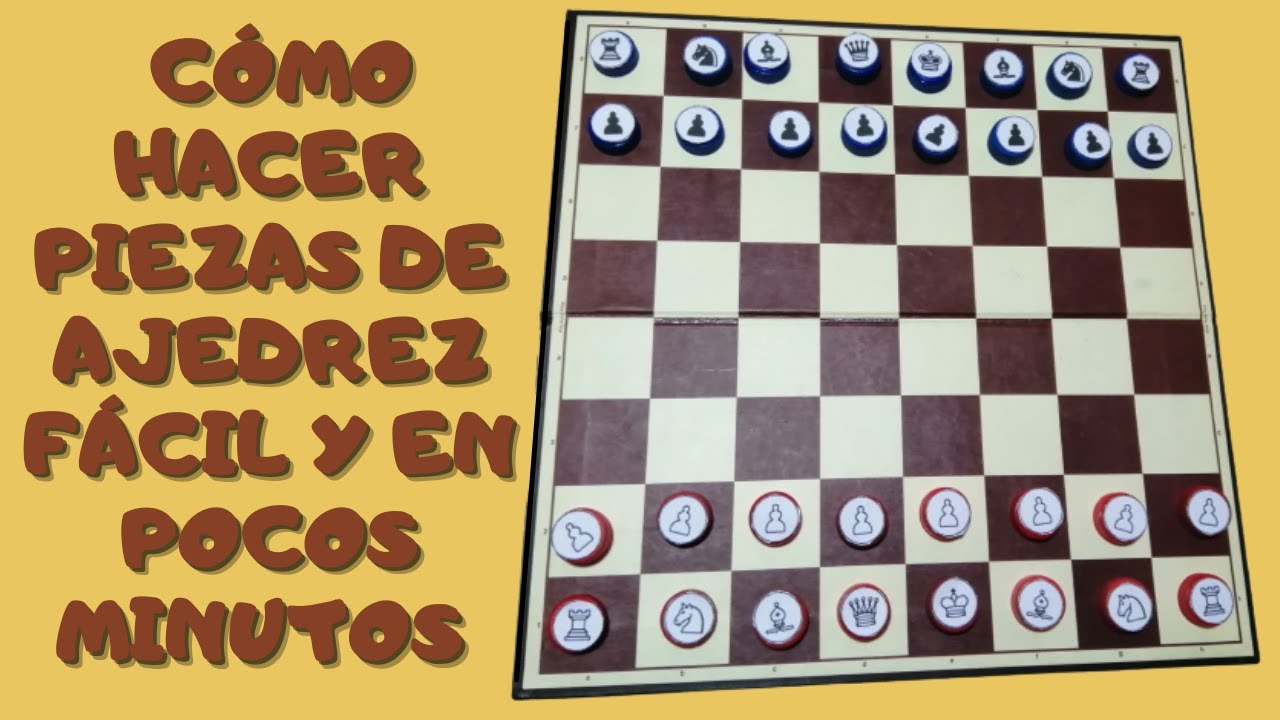 ♟♟♟CÓMO HACER PIEZAS DE AJEDREZ FÁCIL Y EN POCOS MINUTOS♟♟♟ YouTube
