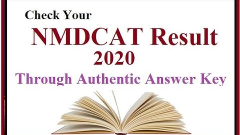 NMDCAT Complete Paper answer key -2020