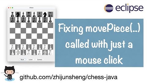 Java Chess 027: Fixing method movePiece(..) called with just a mouse click
