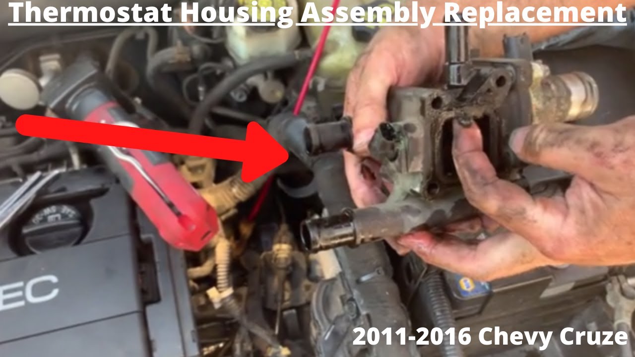 2012 chevy cruze coolant temperature sensor location