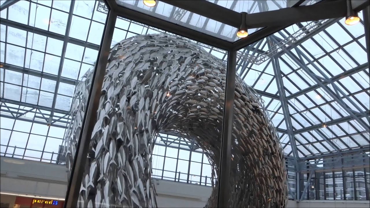 2x Amazing 2000 KONE M Traction Scenic Elevators@Fisketorvet Shopping Center, Copenhagen, Denmark