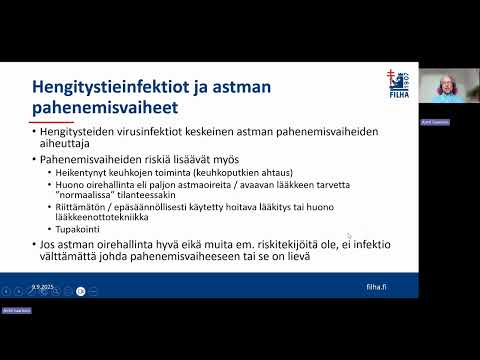 Astman hoito infektiokaudella