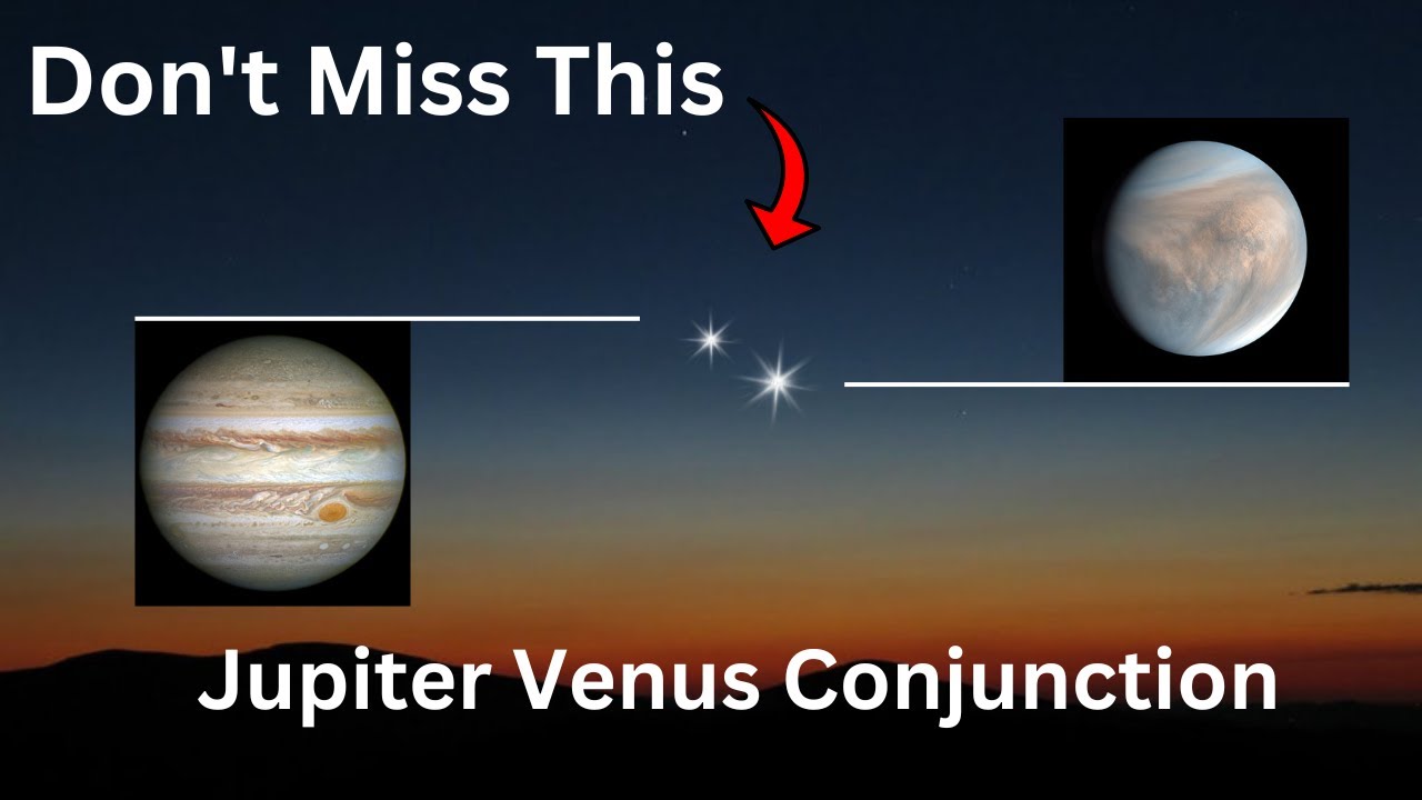 Rare Jupiter Venus Conjunction March 2023 - YouTube