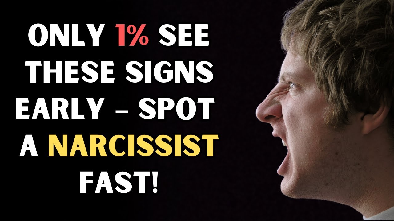 Only 1% See These Signs Early – Spot a Narcissist Fast! - YouTube