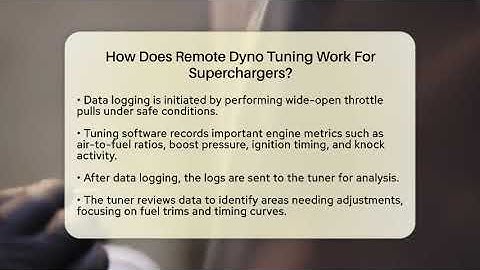 How Does Remote Dyno Tuning Work For Superchargers? - Car Performance Pros