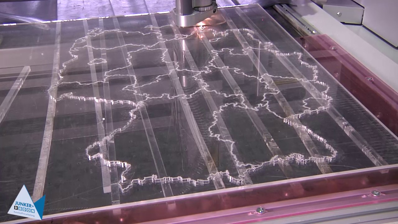 acryl-onlineshop.de - Laserzuschnitt einer Deutschlandkarte