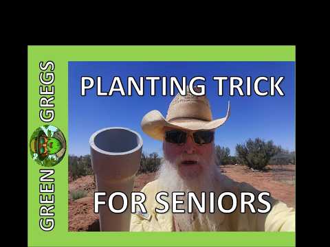 Planting Trick for Seniors - Quick and Easy Pipe Planting