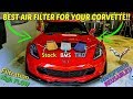 The BEST air filter for your C7 CORVETTE. ATTACK BLUE. AMAZING FILTRATION and HIGH FLOW. 😮