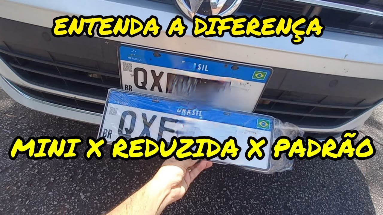 PLACA MERCOSUL MINI POR QUE TÃO RARAS?