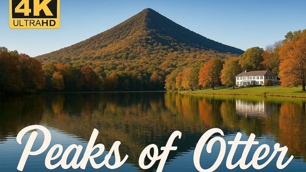 Hidden Virginia Beauty in 4K – Peaks of Otter Scenic Drive from Lynchburg - Air & Road Sounds 