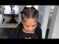 This is how I do CRISS CROSS Braids | Stitch Braids | SITW Series