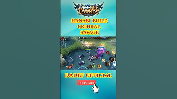 HANABI BUILD CRITIKAL SAVAGE #shorts #trandingshorts #mlbb #hanabi #buildhanabi