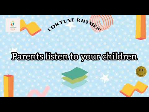 Parents listen to your children