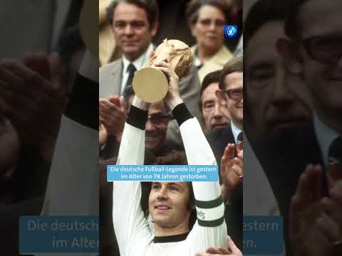 Er war einer der Größten der deutschen Fußball-Geschichte: Franz Beckenbauer. #beckenbauer