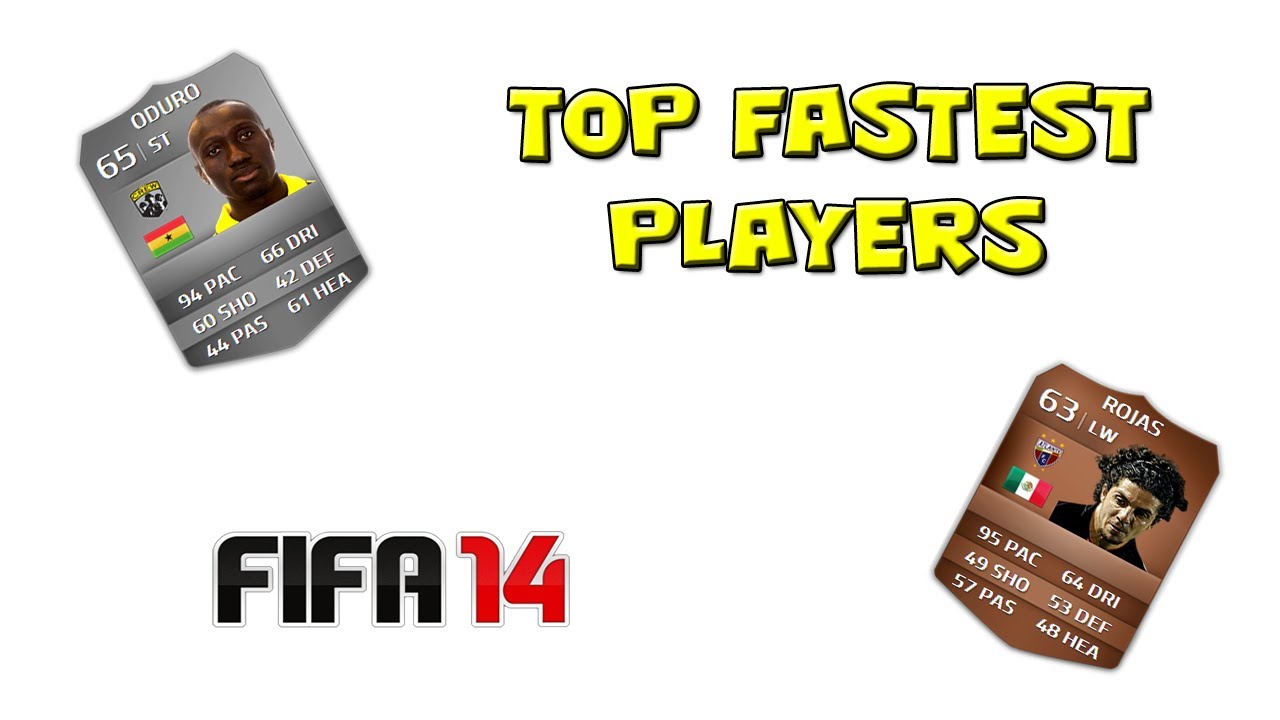 [ALe] Fifa 14 Ultimate Team I 10 Giocatori Più Veloci YouTube