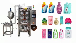 Bottle shape pouch packing machine | VFFS form fill seal machine | shaped sachet machinery