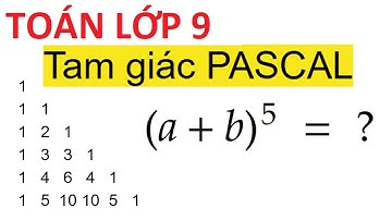 Toán 9: Áp dụng tam giác pascal để khai triển hằng đẳng thức n004